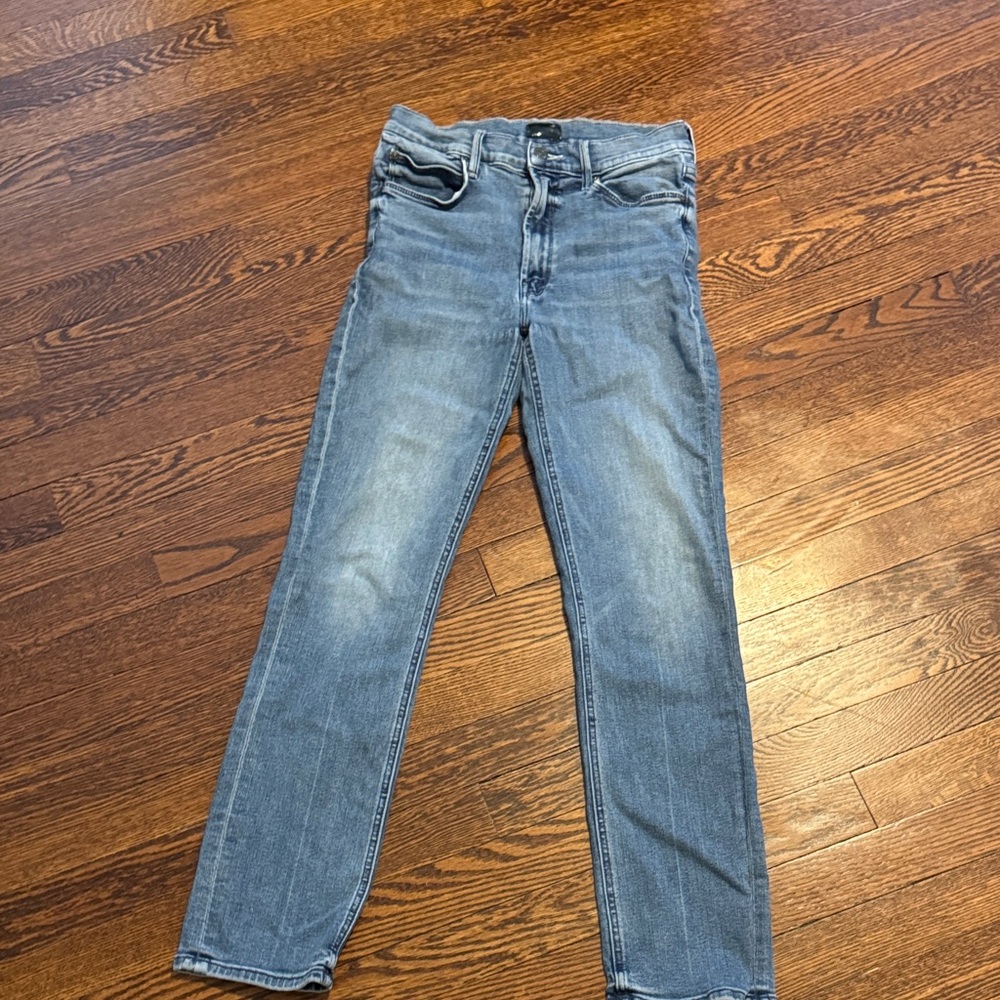 MOTHER Blue Ankle & Cropped Jeans